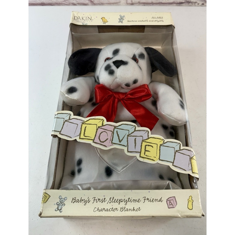 Vintage Dakin Dalmatian Dog Lovie Security Blanket Blankie *BRAND NEW*